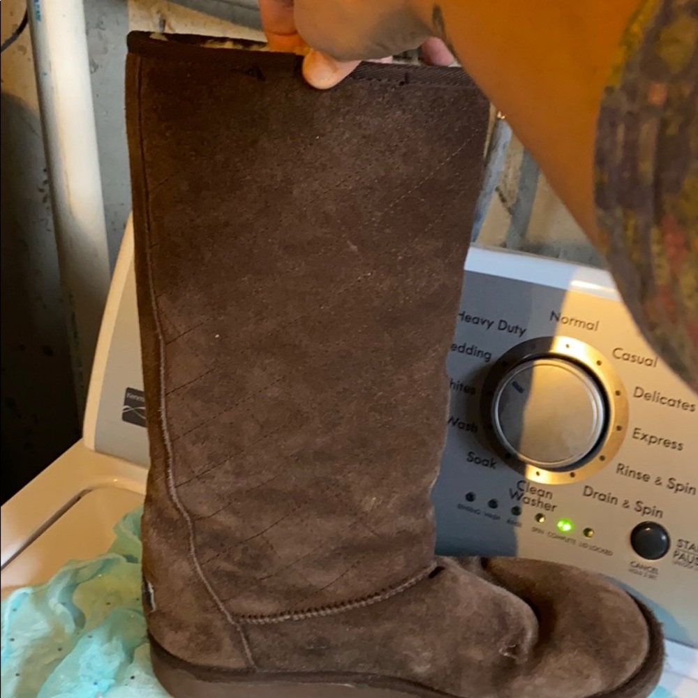 Brown UGG Boots.